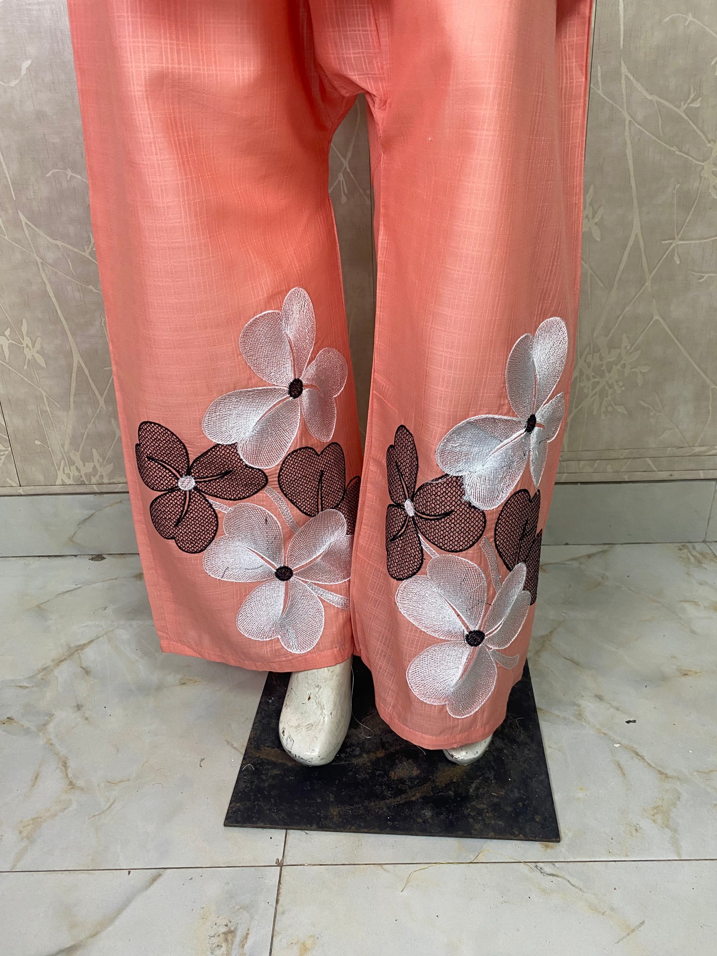 2PC Embroidered Stitched Suit | Breathable Fabric
