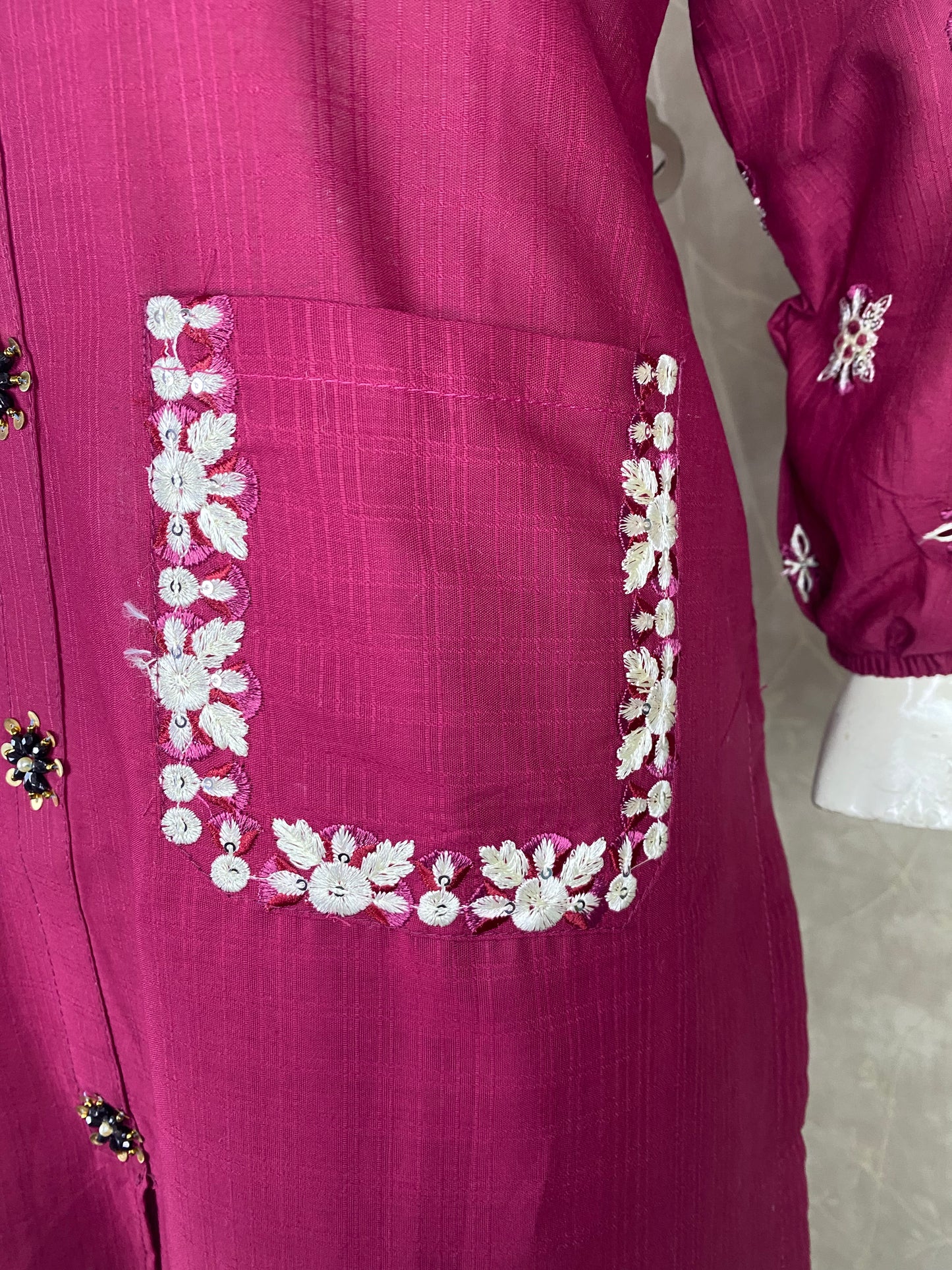 2PC Embroidered Stitched Suit  | Breathable Fabric