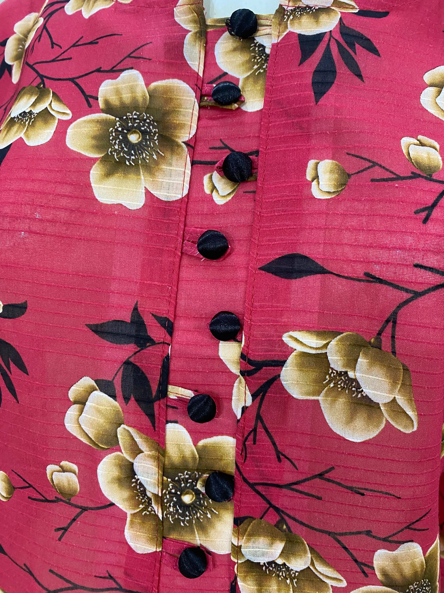 fabric feel view of Banadora lawn stitched 2PC suit for women