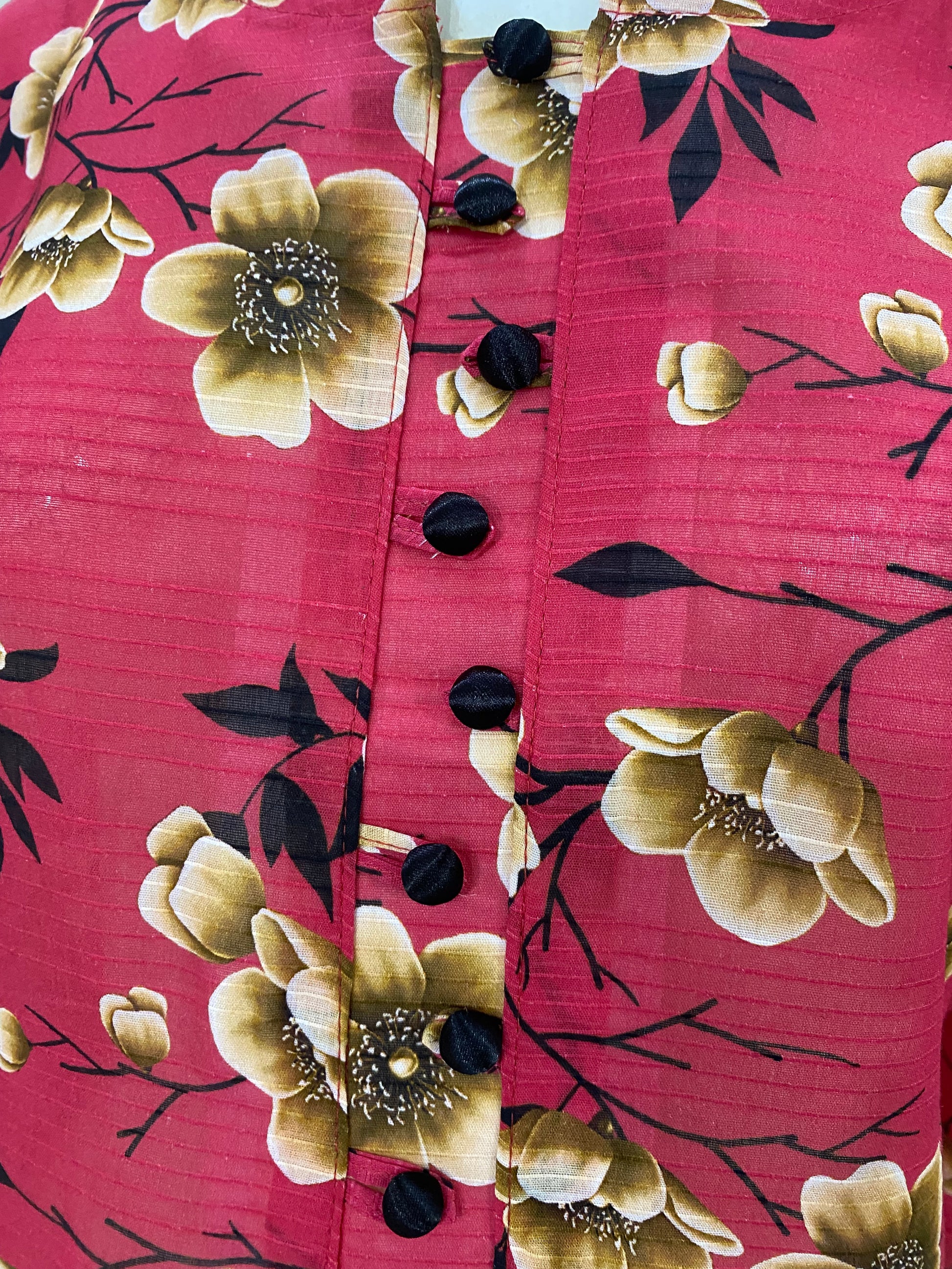 fabric feel view of Banadora lawn stitched 2PC suit for women
